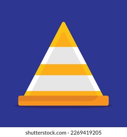 Traffic cone icon. Subtable to place on construction, etc.
