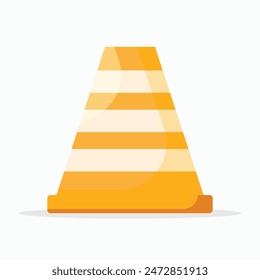 Traffic cone icon. Subtable to place on industry, labour, etc.
