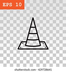 Traffic cone Icon Vector
