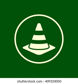 traffic cone icon. vector eps10 icon
