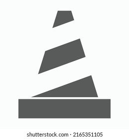 traffic cone icon, traffic vector, cone illustration