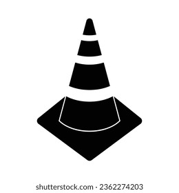 traffic cone icon vector illustration