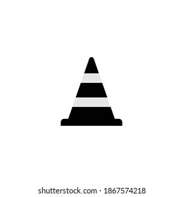 traffic cone icon vector symbol