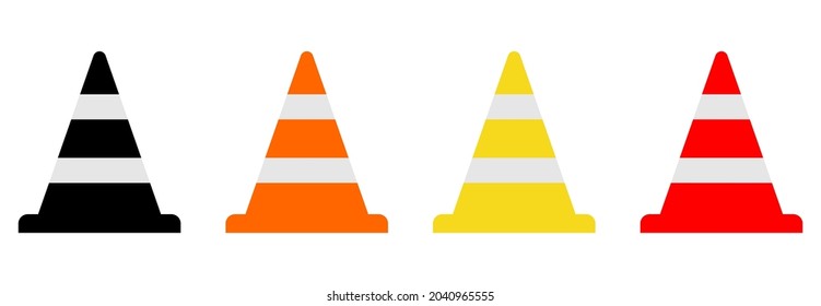 traffic cone icon, traffic cone vector, traffic cone symbol