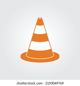 Traffic cone icon, vector symbols, Can be used for web,print,and mobil