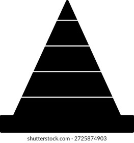Icono de cono de tráfico para su proyecto