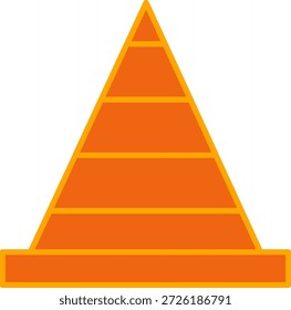 Icono de cono de tráfico para su proyecto