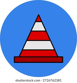 Icono de cono de tráfico para su proyecto