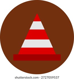Icono de cono de tráfico para su proyecto
