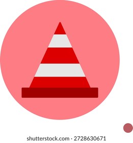 Icono de cono de tráfico para su proyecto