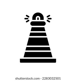traffic cone icon for your website design, logo, app, UI.