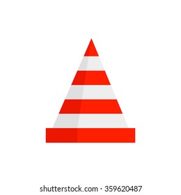 traffic cone icon.vector illustration.