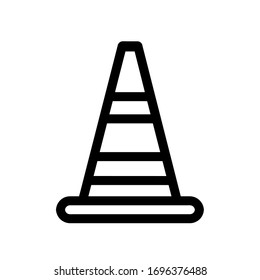 icono de cono de tráfico vectorial. Eps. 10.
