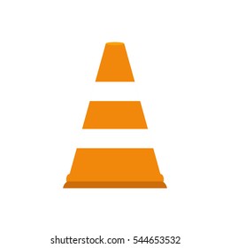 Traffic cone isolated icon vector illustration graphic design