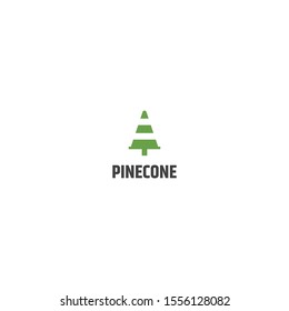 traffic cone and pine tree