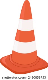 cono de tráfico, parada de cono de seguridad