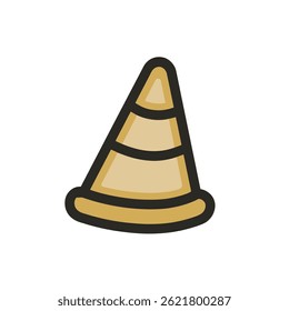 Traffic cone signals caution roadsite detail safety
