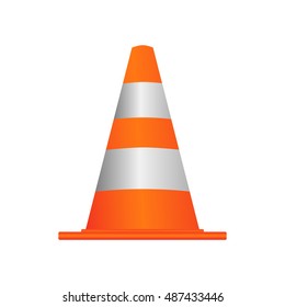 traffic cone, vector design