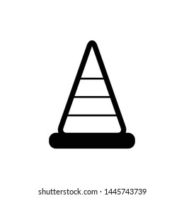 Traffic Cone Vector Design Symbol Illustration