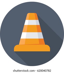 Traffic Cone Vector Icon
