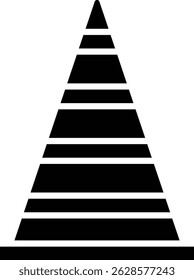 Icono de Vector de cono de tráfico. Se puede utilizar para aplicaciones de impresión, móviles y de Web.