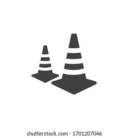 traffic cone vector illustration design template