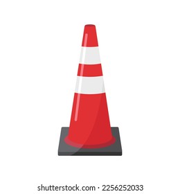 Traffic cone vector illustration