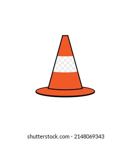 traffic cone vector image, can be use on all media because made with high resolution.