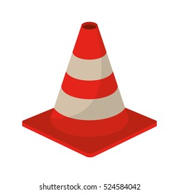 traffic cone warning sign design