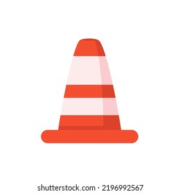 Conos de tráfico. Los conos de barrera dividen la zona de protección.
