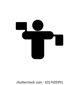 traffic controller vector icon