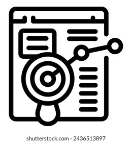 Traffic coordination icon outline vector. Transportation management. Urban project administration