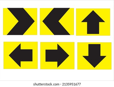 traffic directions illustration vector image