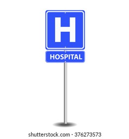 386 Blue Hospital Sign With White H Images, Stock Photos & Vectors ...