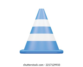 Traffic icon 3d render illustration