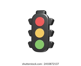 Verkehrssymbol 3D-Darstellung