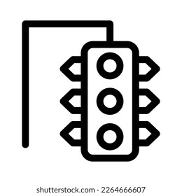 traffic icon or logo isolated sign symbol vector illustration - high quality black style vector icons
