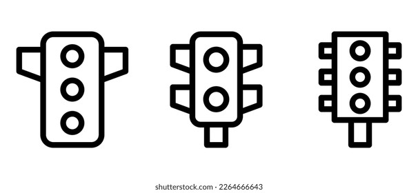 traffic icon or logo isolated sign symbol vector illustration - high quality black style vector icons
