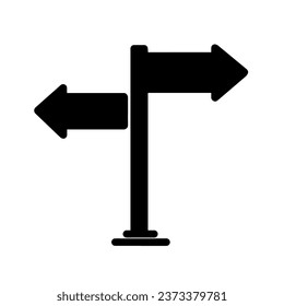 Traffic Icon (Road Sign), True Black Icon