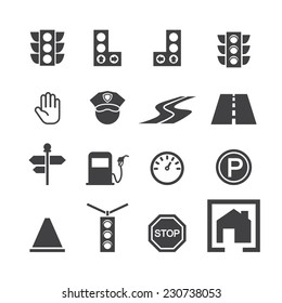 Traffic Icon Set