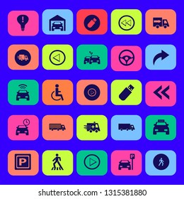 traffic icon set with right arrow, attention sign bulb and pedestrian vector illustration