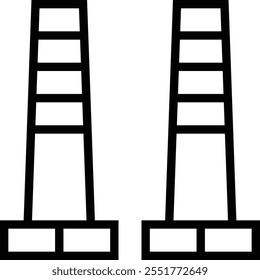 ícone de tráfego. Design de estilo linear fino isolado em fundo branco