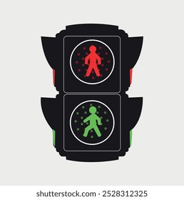 traffic icon vector isolated on white background
