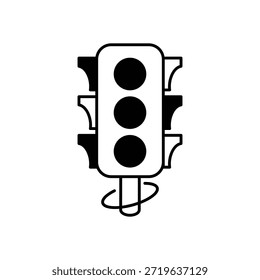 Icono de tráfico Vector ilustración de stock