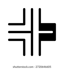 Ilustración de diseño de símbolo de Vector de icono de tráfico