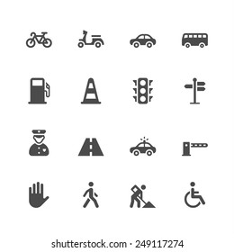 Traffic icons