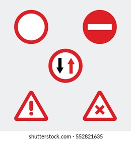 Traffic icons set