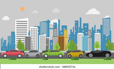 Traffic Jam Background