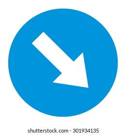  Traffic keep right sign.