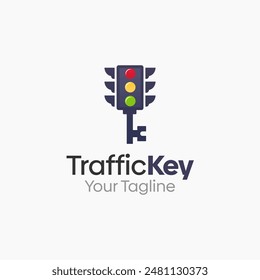 Traffic Key Logo Vector Template Design. Good for Business, Start up, Agency, and Organization